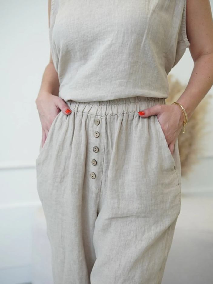 Conjunto Elenice Linho Italiano