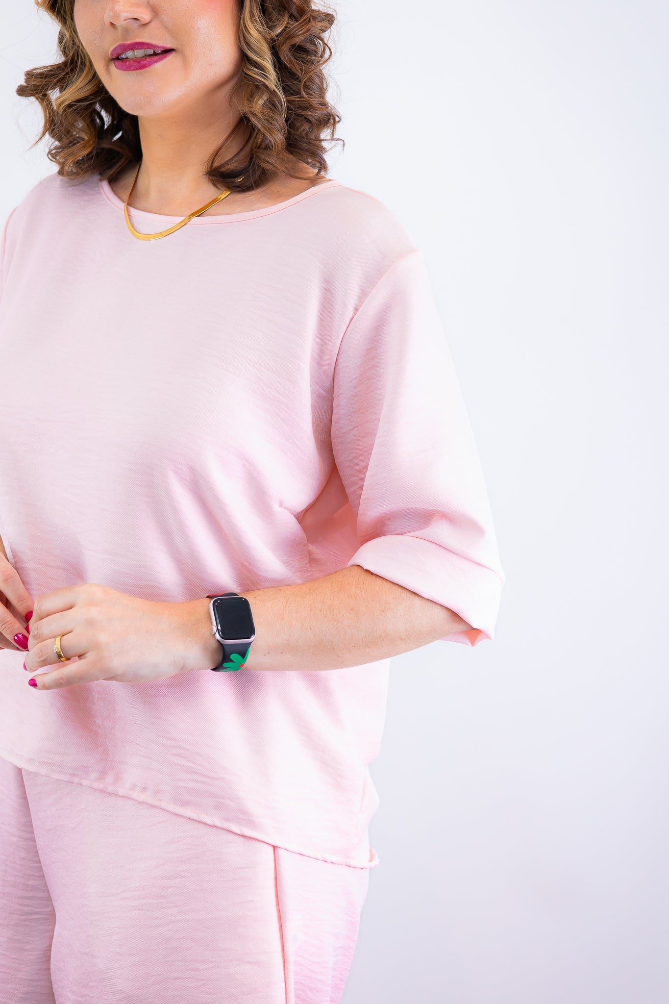 Conjunto Dulce – Blusa Oversized e Bermuda com Bolsos em Linho Light