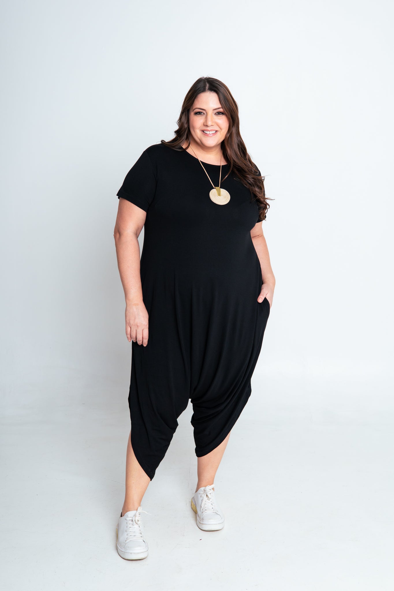 Macacão Fênix - Saruel com Bolsos em Viscolycra