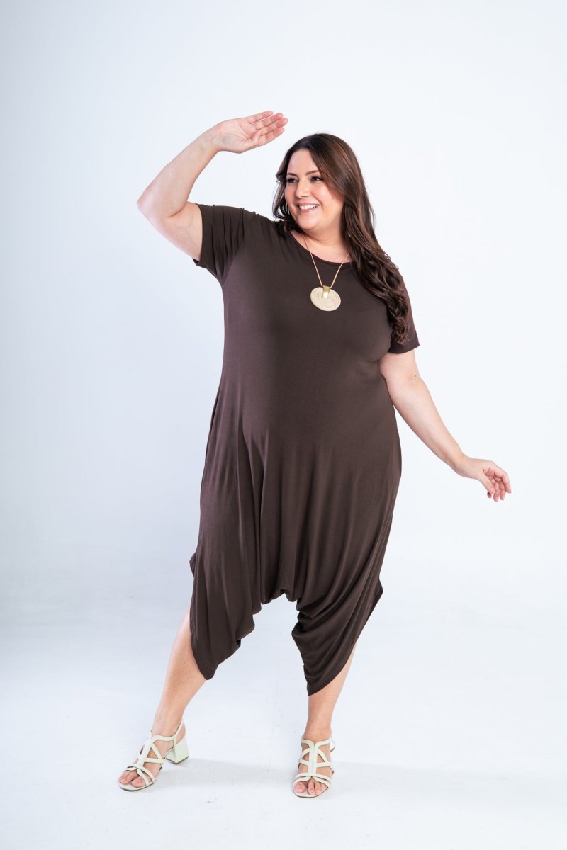 Macacão Fênix - Saruel com Bolsos em Viscolycra