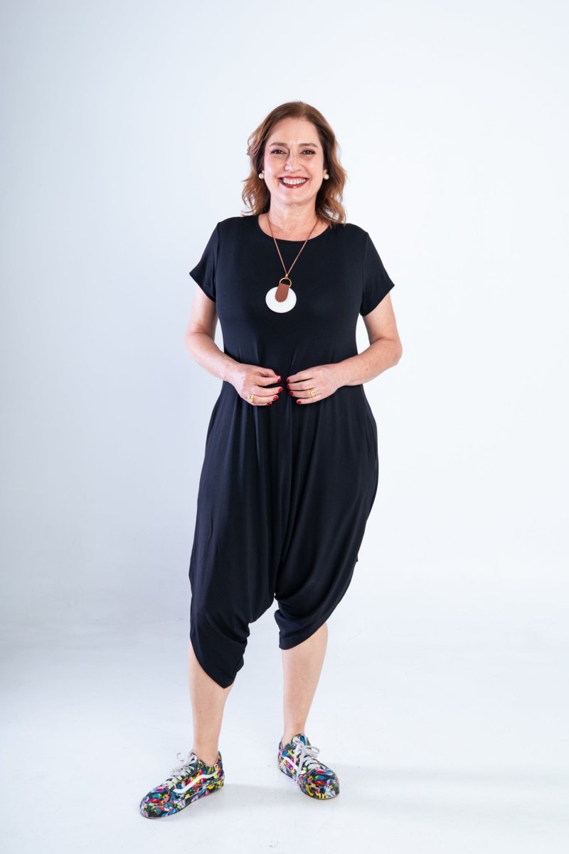 Macacão Fênix - Saruel com Bolsos em Viscolycra