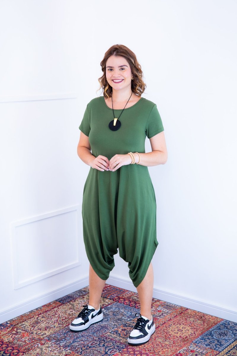 Macacão Fênix - Saruel com Bolsos em Viscolycra