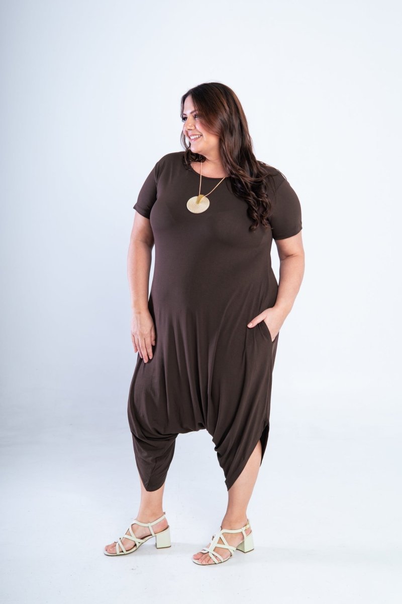 Macacão Fênix - Saruel com Bolsos em Viscolycra