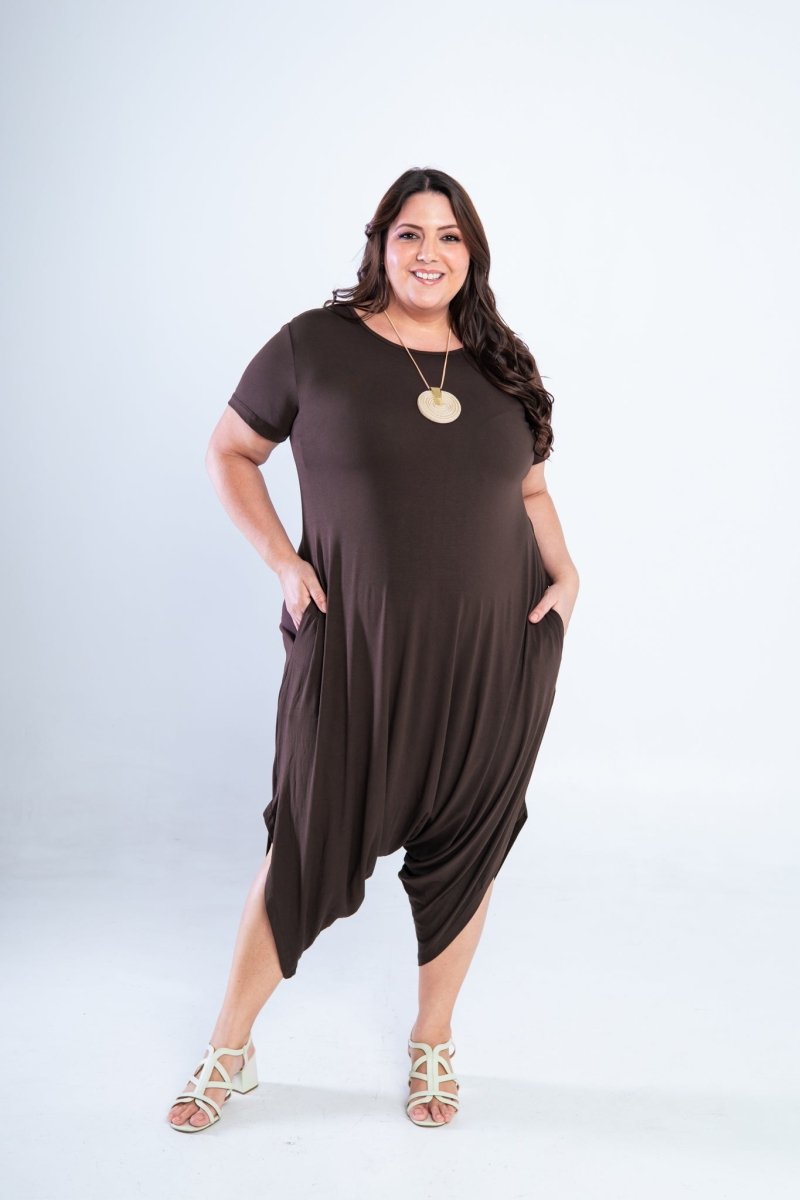 Macacão Fênix - Saruel com Bolsos em Viscolycra