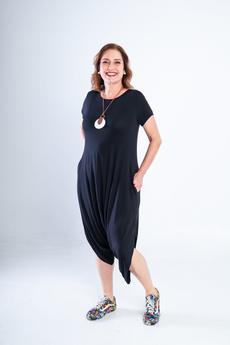 Macacão Fênix - Saruel com Bolsos em Viscolycra