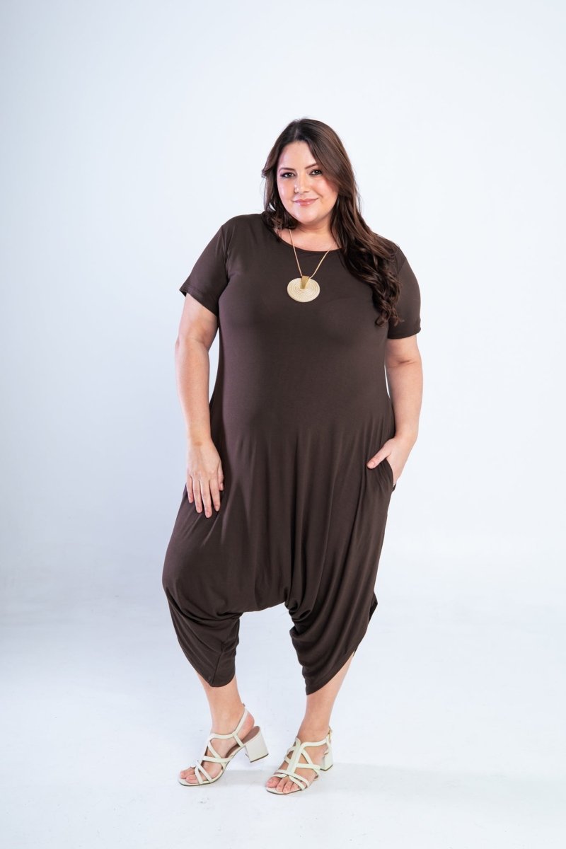 Macacão Fênix - Saruel com Bolsos em Viscolycra