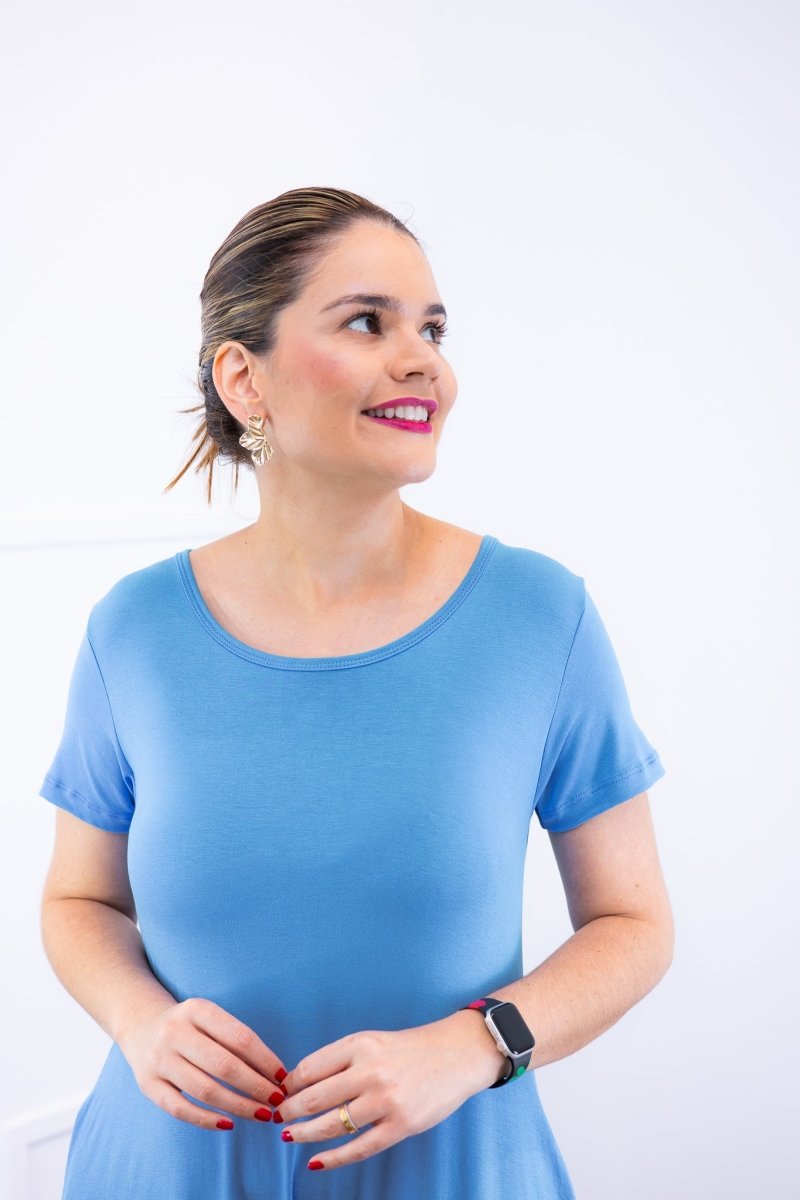 Macacão Origem - Gola Redonda com Barra Triangular em Viscolycra