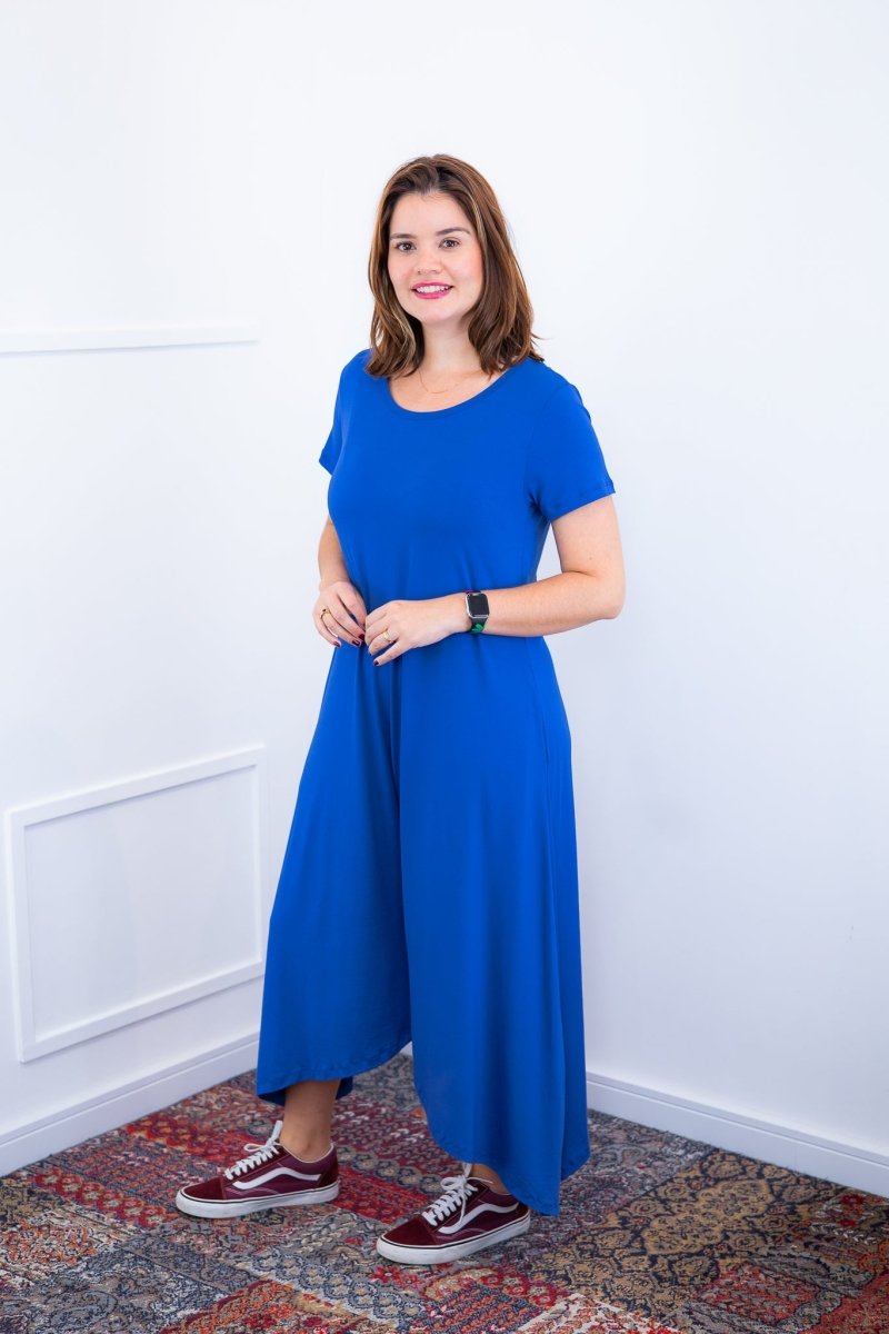 Macacão Origem - Gola Redonda com Barra Triangular em Viscolycra