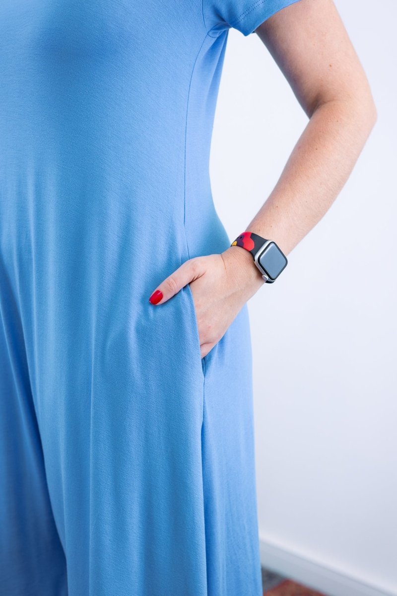 Macacão Origem - Gola Redonda com Barra Triangular em Viscolycra