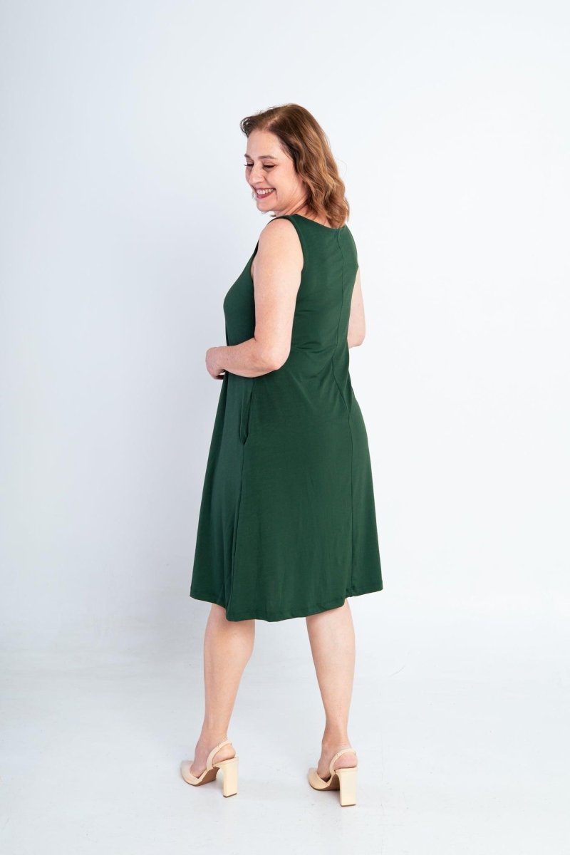 Vestido Sofia - Malha Confort Regata Midi