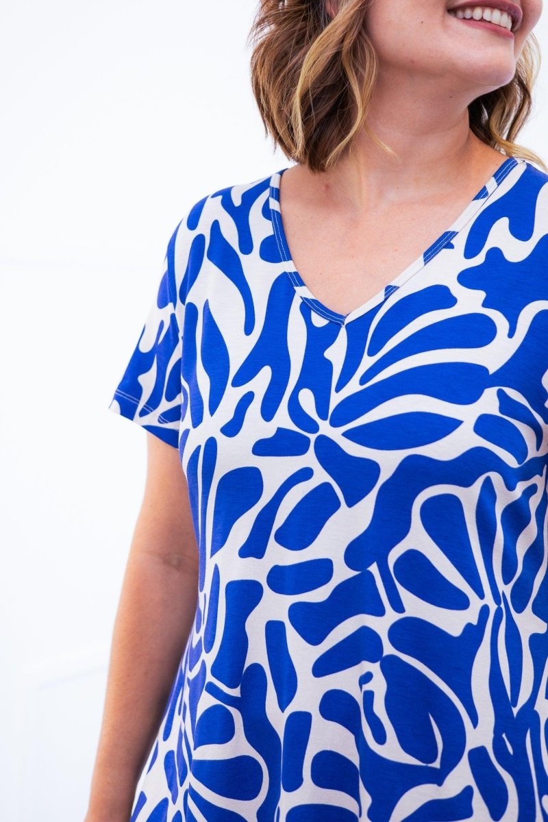 Vestido Verona - Babado Gola V e Manga Curta