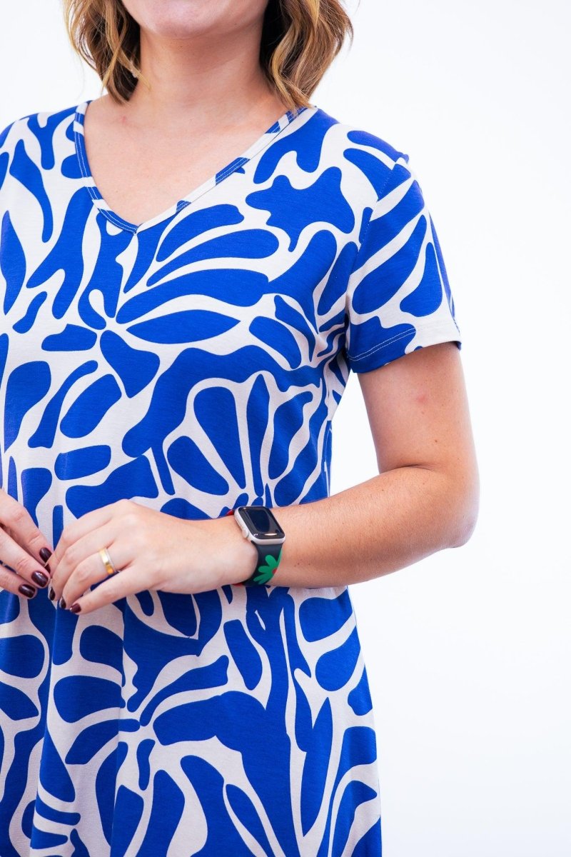 Vestido Verona - Babado Gola V e Manga Curta