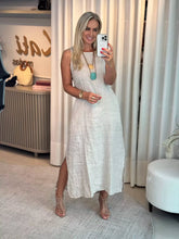 Vestido Regata Em Linho 100% Italiano