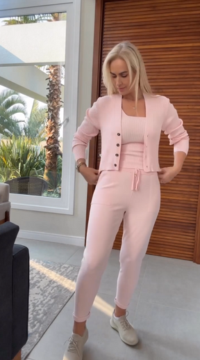 Conjunto em trico Giovana