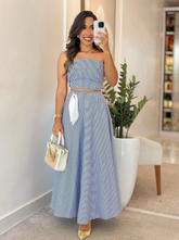 Conjunto de Saia Tricoline