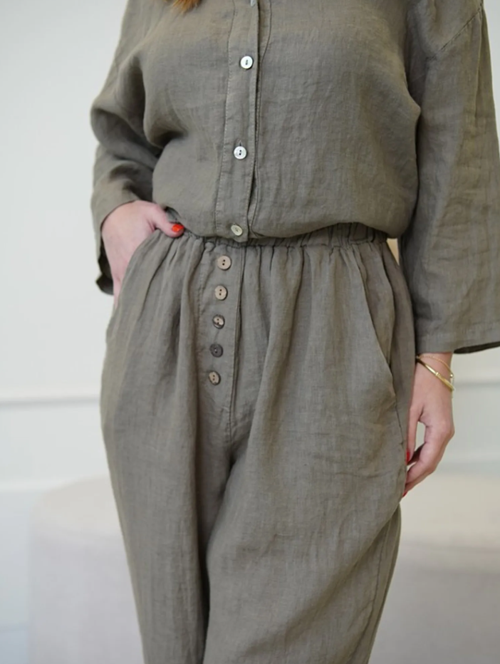 Conjunto Elenice Linho Italiano