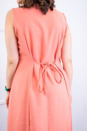 Vestido Vanessa – Midi Regata Ajustável em Viscose Marrant