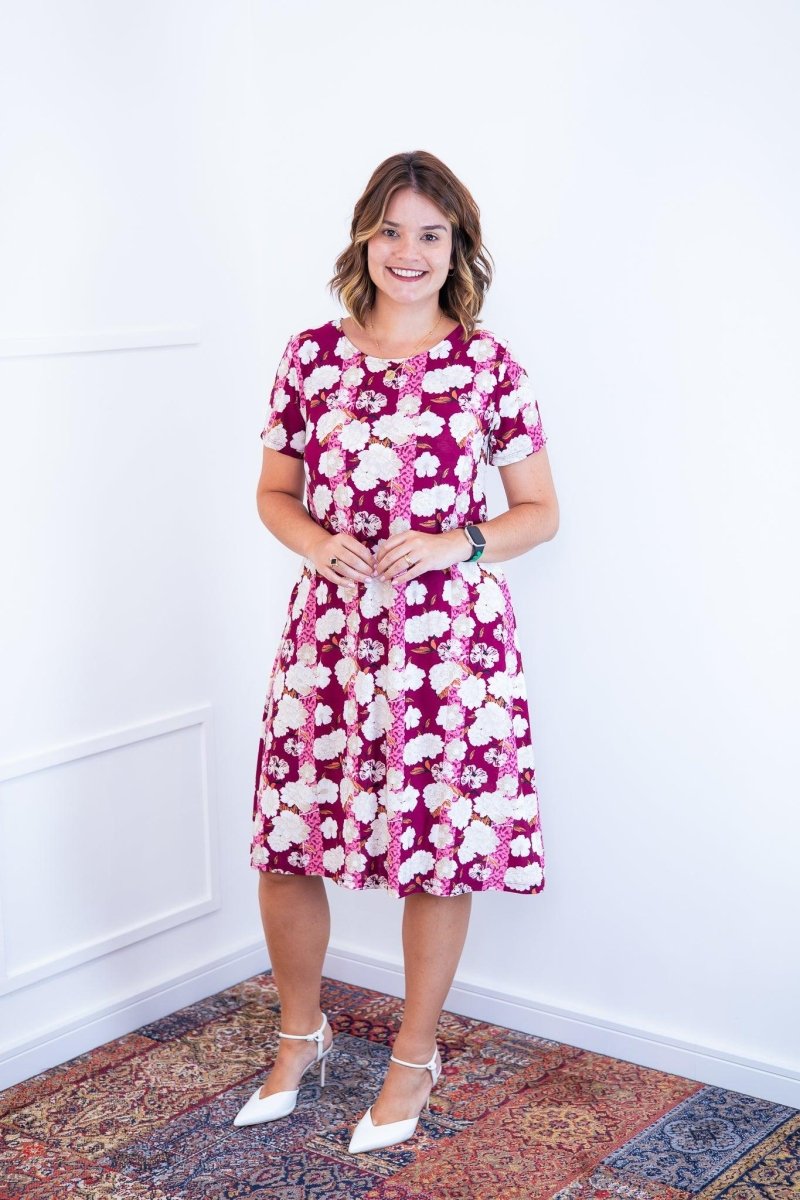 Vestido Sara - Malha Confort Midi com Manga