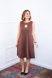 Vestido Sofia - Malha Confort Regata Midi