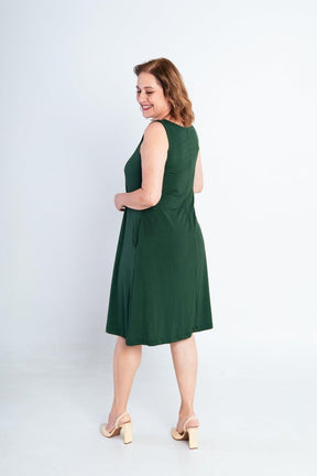 Vestido Sofia - Malha Confort Regata Midi