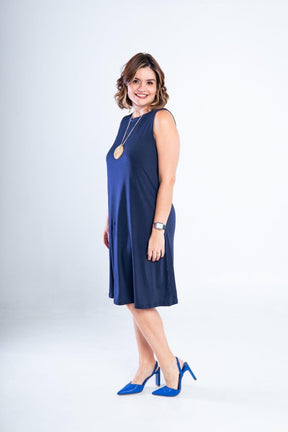 Vestido Sofia - Malha Confort Regata Midi